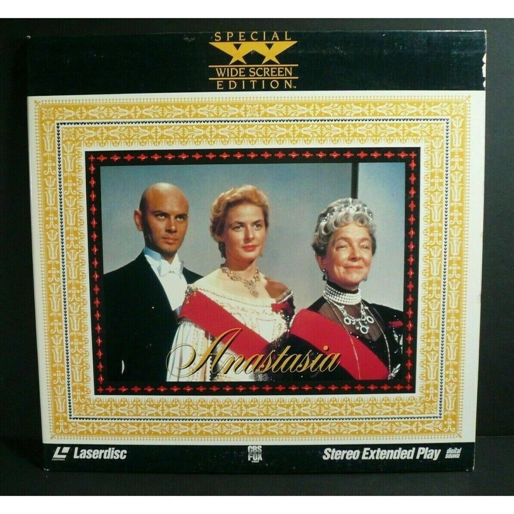 Anastasia - Ingrid Bergman, Yul Brynner, Helen Hayes - Laser Disc
